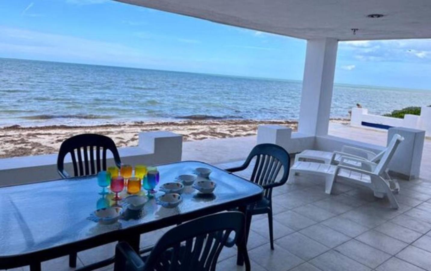Don Lalo, Family Villa With Sandy Beach At Your Feet. Progreso  Dış mekan fotoğraf